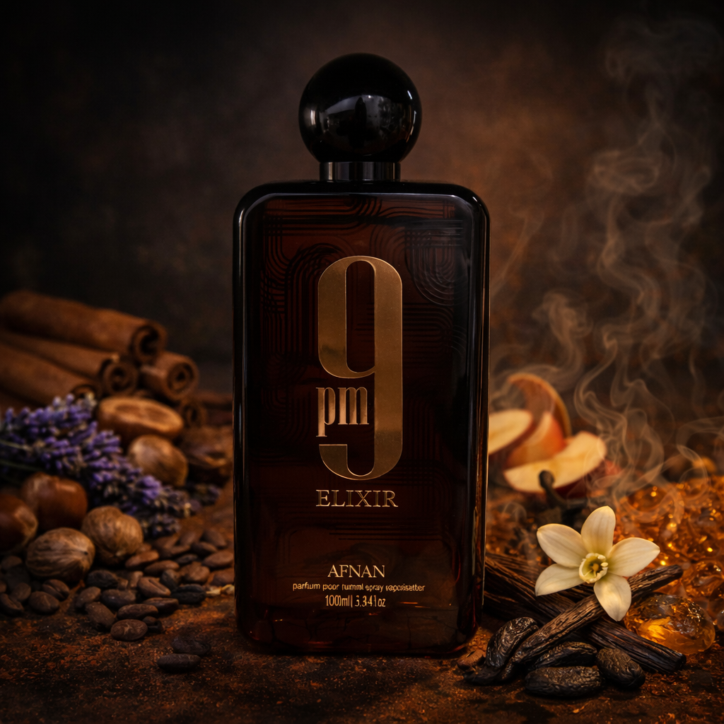 Afnan 9PM Elixir – Intensidad Nocturna en Estado Puro